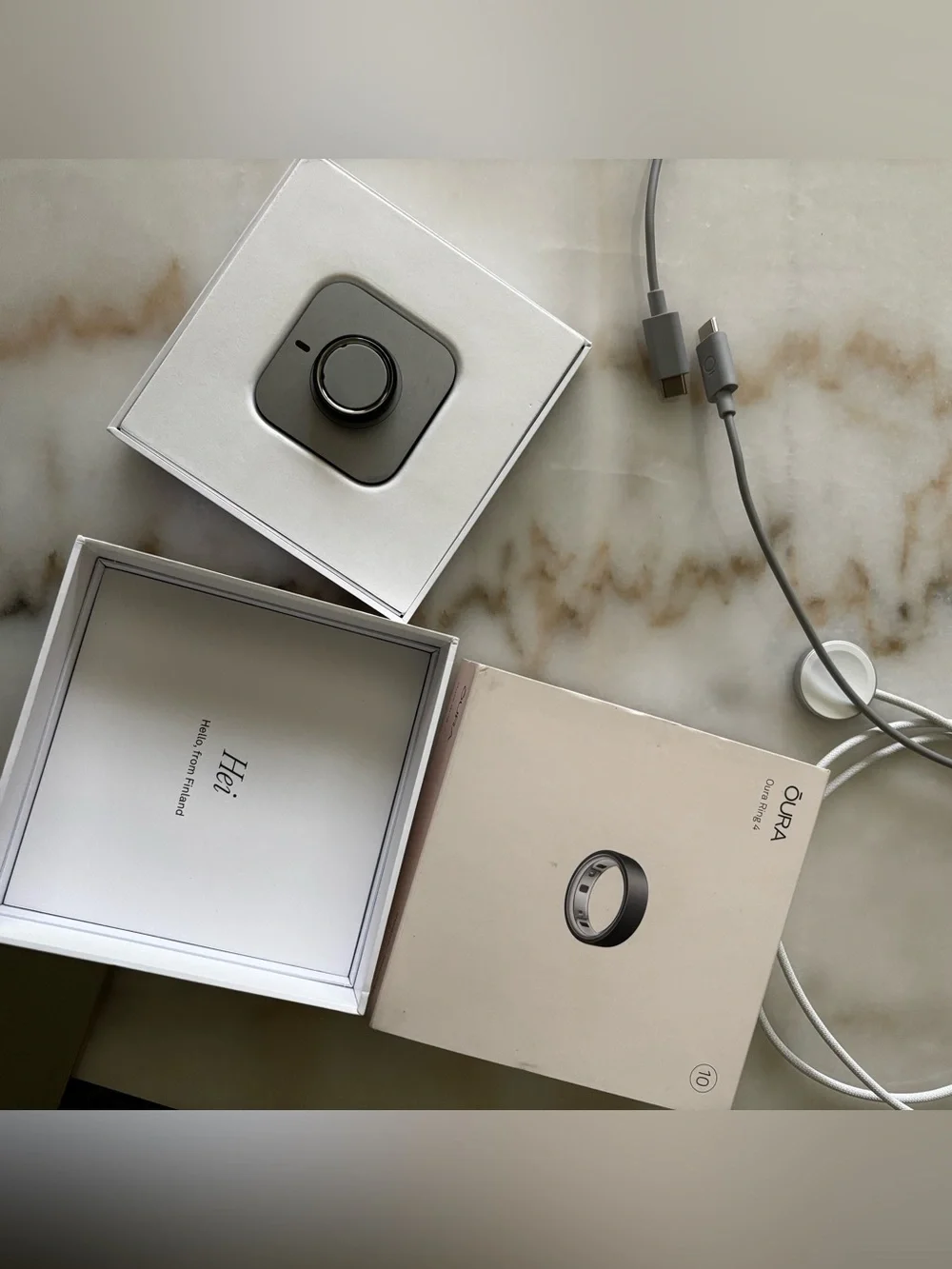 Oura Ring 4 Stealth 10 Set